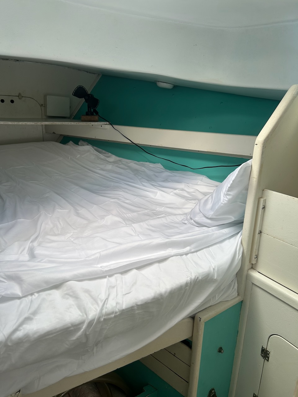 V-berth with new mattress (2026)