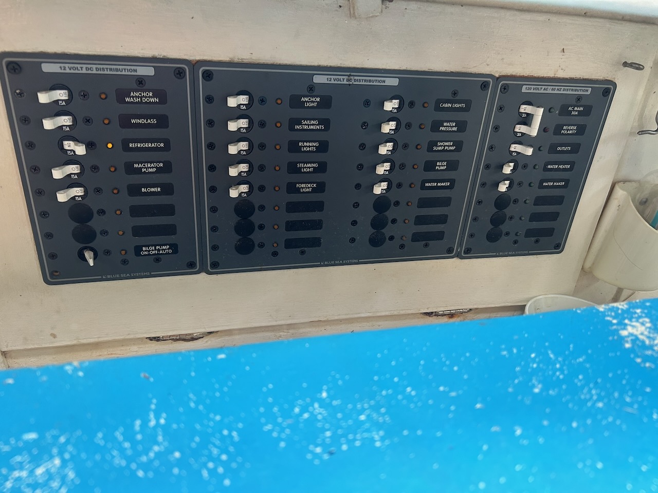 12V DC and AC breaker panels